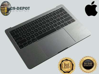 Macbook Pro A1708 2016-17 Palmrest Keyboard Top Case w/Touchpad/Battery Gray B