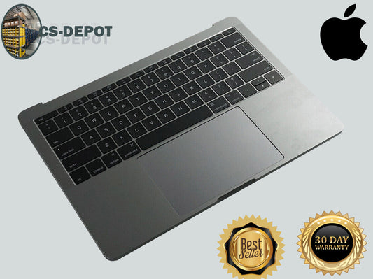 Macbook Pro A1708 2016-17 Palmrest Keyboard Top Case w/Touchpad/Battery Gray B