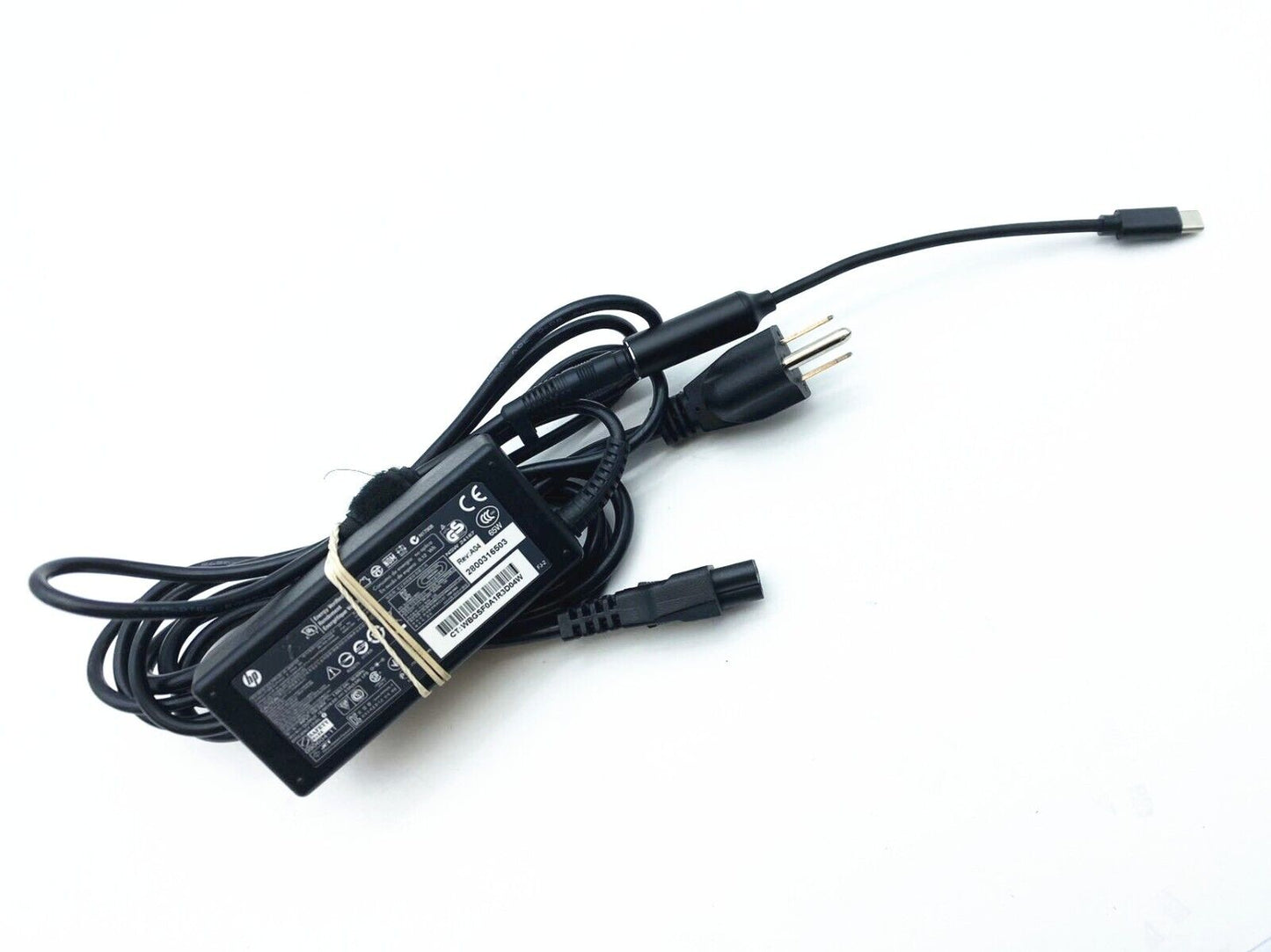 45W Type-C USB-C Adapter Laptop Charger For HP Chromebook Lenovo ThinkPad Yoga