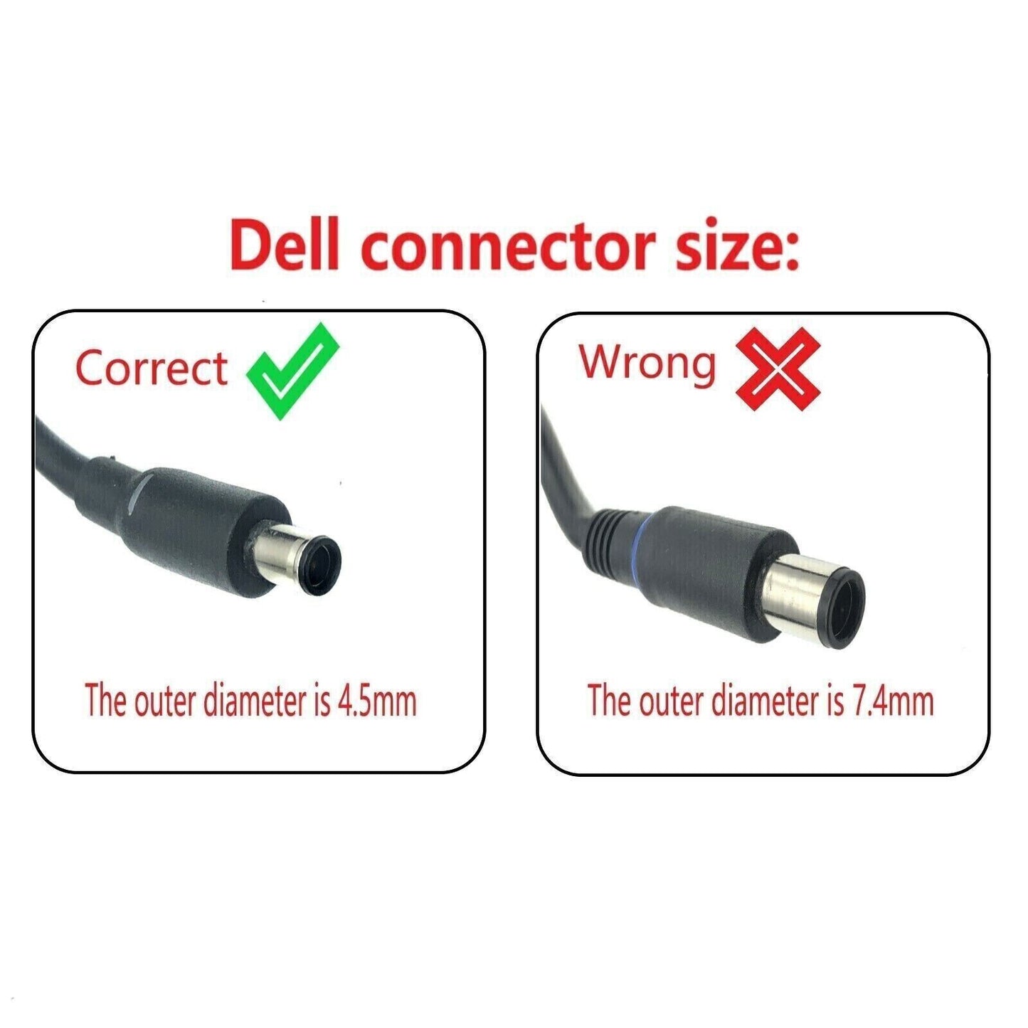 Dell 9020 7040 3070 7060 3060 65W 90W 130W 4.5mm AC Adapter Charger Power Supply