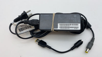 Genuine Lenovo 65W 20V 3.25A AC Power Supply Round Tip + Square Slim Tip Adapter