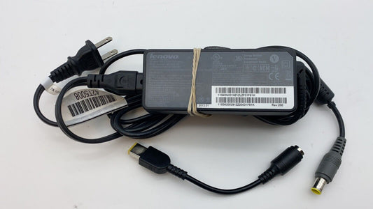 Genuine Lenovo 65W 20V 3.25A AC Power Supply Round Tip + Square Slim Tip Adapter