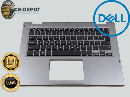 DELL INSPIRON 13 5379 US ENGLISH KEYBOARD PALMREST ASSEMBLY R1X07 NO TOUCHPAD
