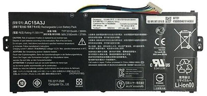 OEM AC15A3J Battery For Acer Chromebook 11 CB3-131 C735 C735-C7Y9 Chromebook R11