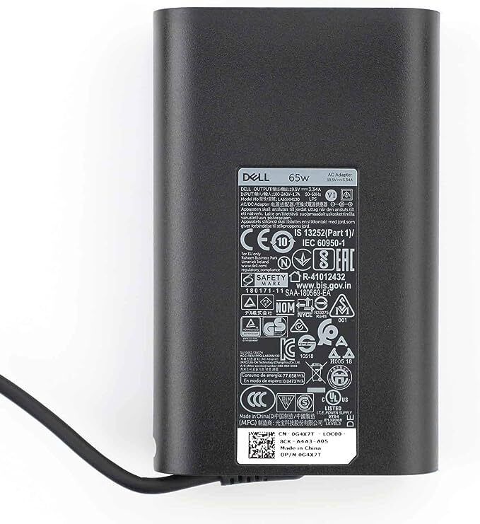 Lot of 5 65W Dell Laptop Charger AC Power Adapter For M301z M411R M501R M511R