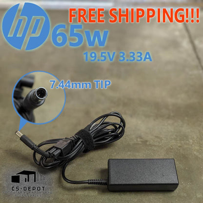 OEM HP 65W EliteBook 840 G1 G2 850 G1 G2 G3 AC Power Charger Adapter Cord