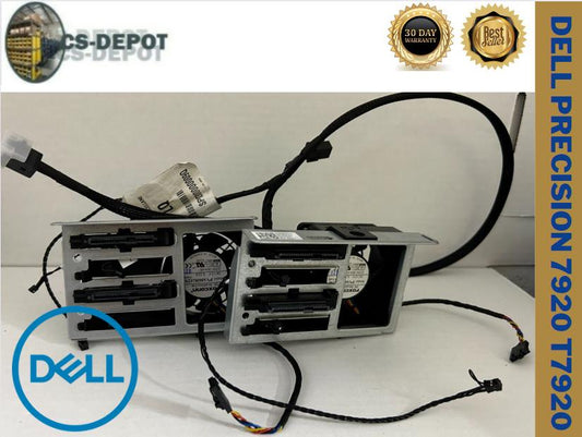 Genuine Dell Precision 7920 T7920 Rear Bracket Cooling Fans 13R34 TMCH8 CKM87