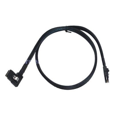 Dell Grean Mini SAS Cable SFF-8087 Left Angle Internal mSAS Cable 0.9FT FF9W6