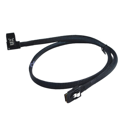 Dell Grean Mini SAS Cable SFF-8087 Left Angle Internal mSAS Cable 0.9FT FF9W6