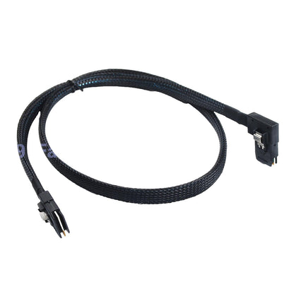 Dell Grean Mini SAS Cable SFF-8087 Left Angle Internal mSAS Cable 0.9FT FF9W6