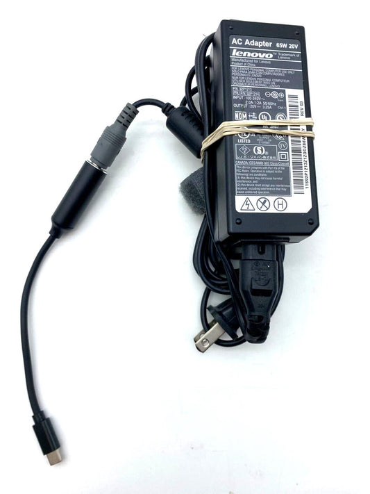 Genuine Lenovo 65W USB-C Charger Type-C AC Adapter For ThinkPad X1 Carbon Yoga