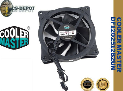 COOLER MASTER DF1202512B2UN DESKTOP 120MM RGB 4-PIN 12V BLACK CASE COOLING FAN
