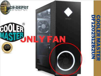 COOLER MASTER DF1202512B2UN DESKTOP 120MM RGB 4-PIN 12V BLACK CASE COOLING FAN