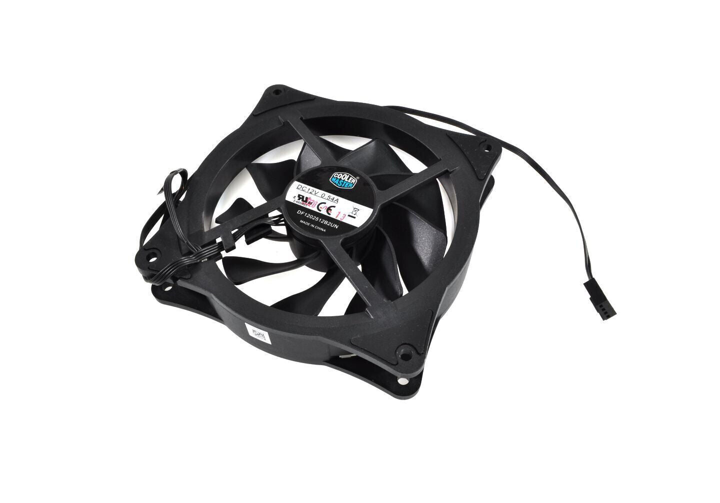 COOLER MASTER DF1202512B2UN DESKTOP 120MM RGB 4-PIN 12V BLACK CASE COOLING FAN