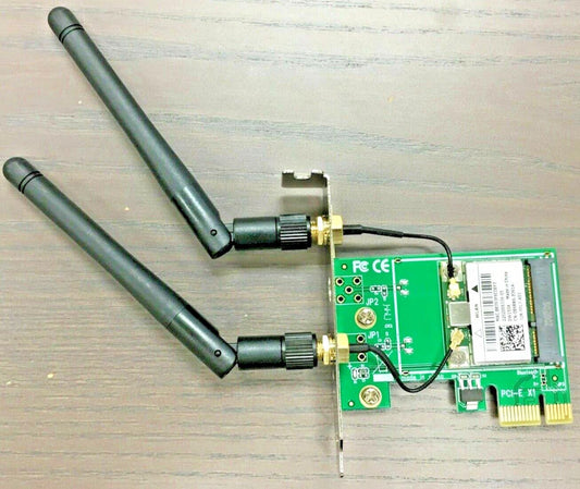 Dual Band 300M 2.4G Wireless Network Card WiFi  PCI-E X1 Desktop +2 Antenna