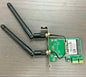 Dual Band 300M 2.4G Wireless Network Card WiFi  PCI-E X1 Desktop +2 Antenna