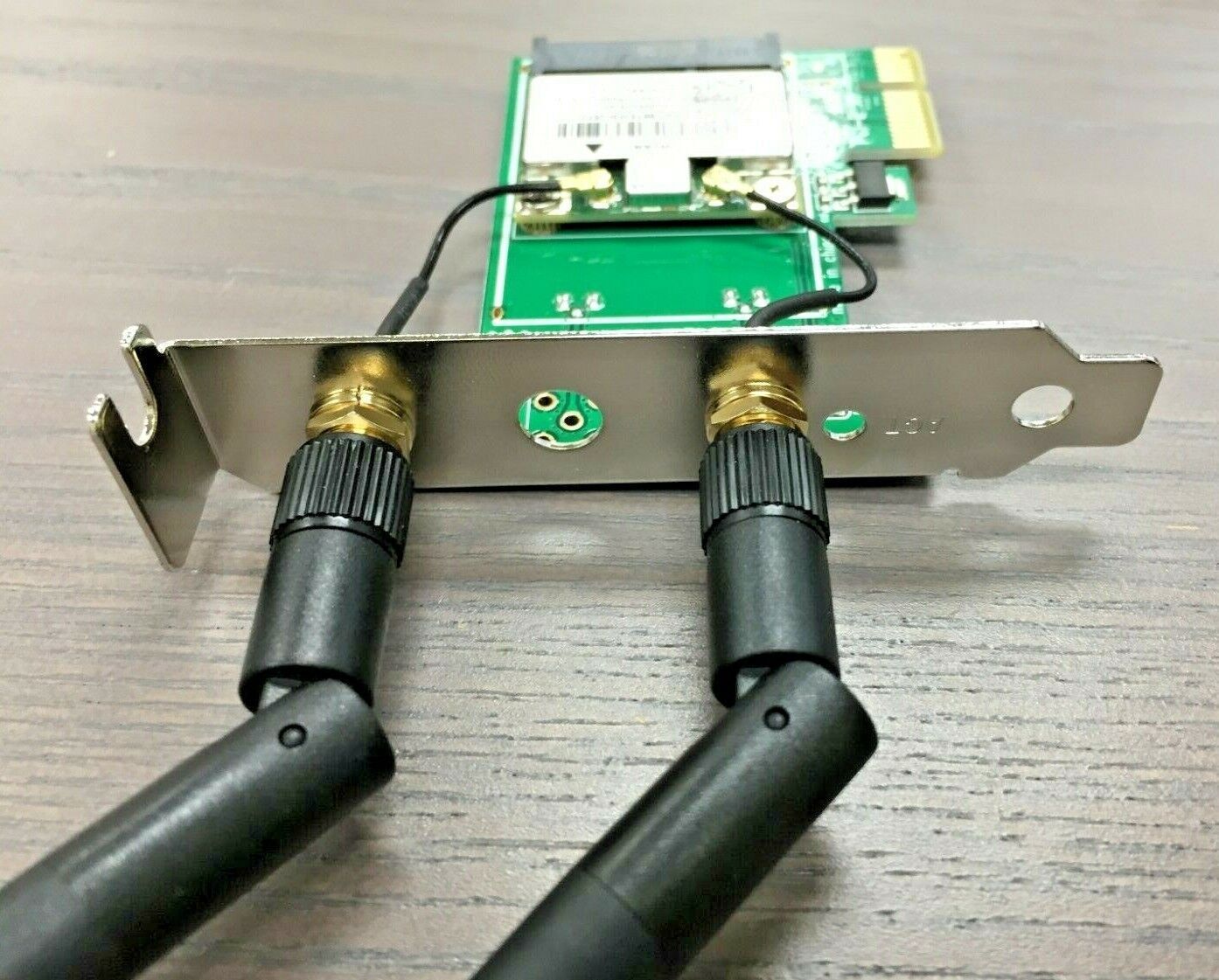 Dual Band 300M 2.4G Wireless Network Card WiFi  PCI-E X1 Desktop +2 Antenna