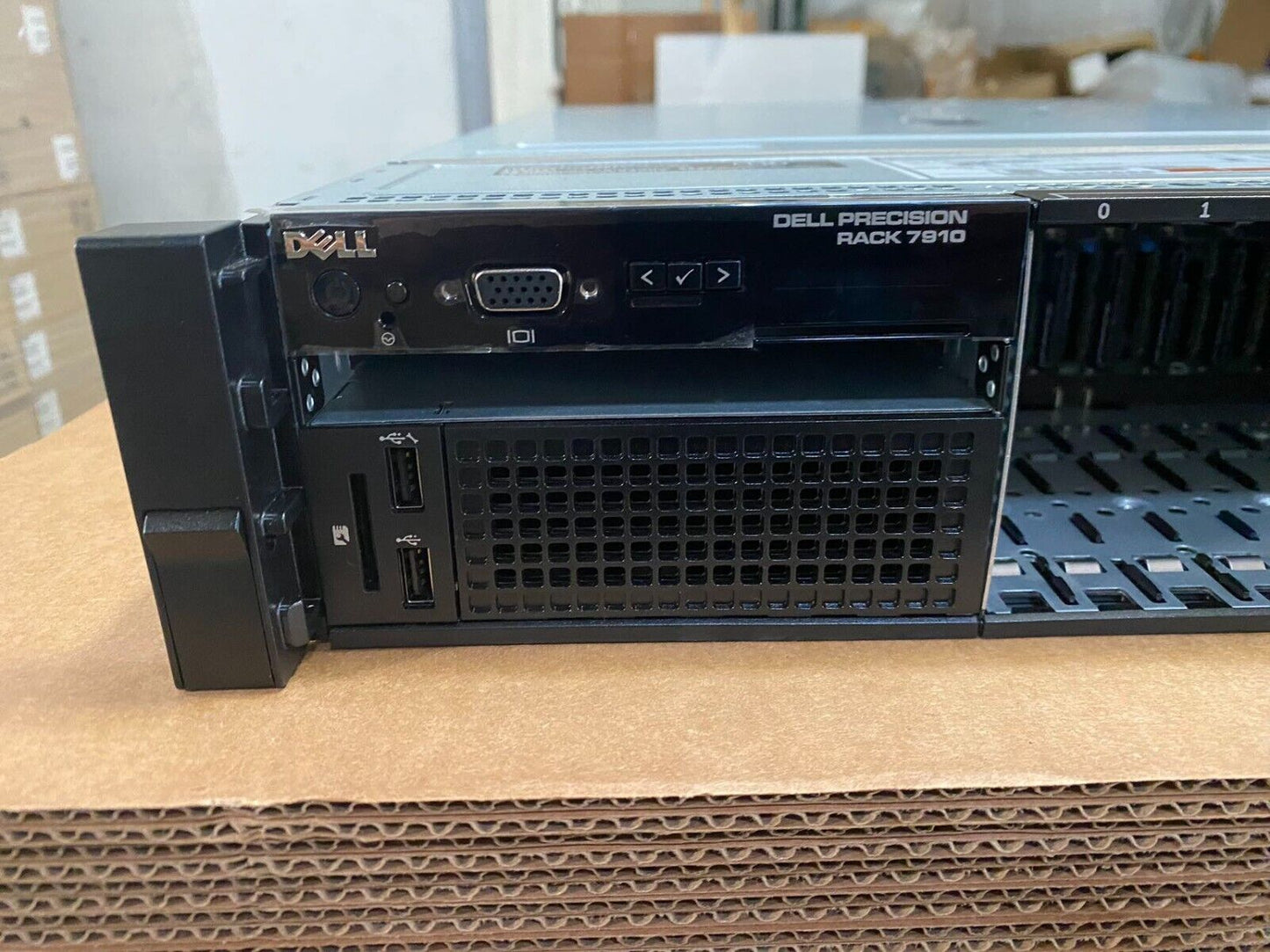 Dell Precision Rack 7910 server 8 bay 2.5 Barebone Chassis w/ Fans Cables FJDV7