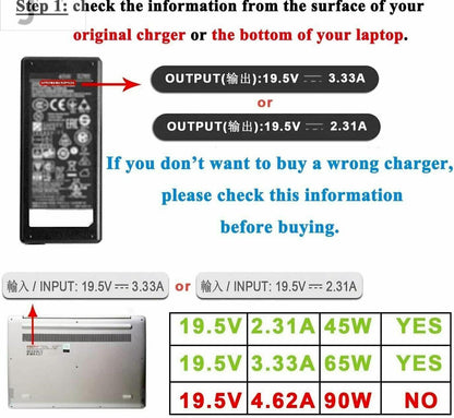 AC Adapter Charger For HP Pavilion 710412-001 ZBook Laptop Power Supply Cord LOT
