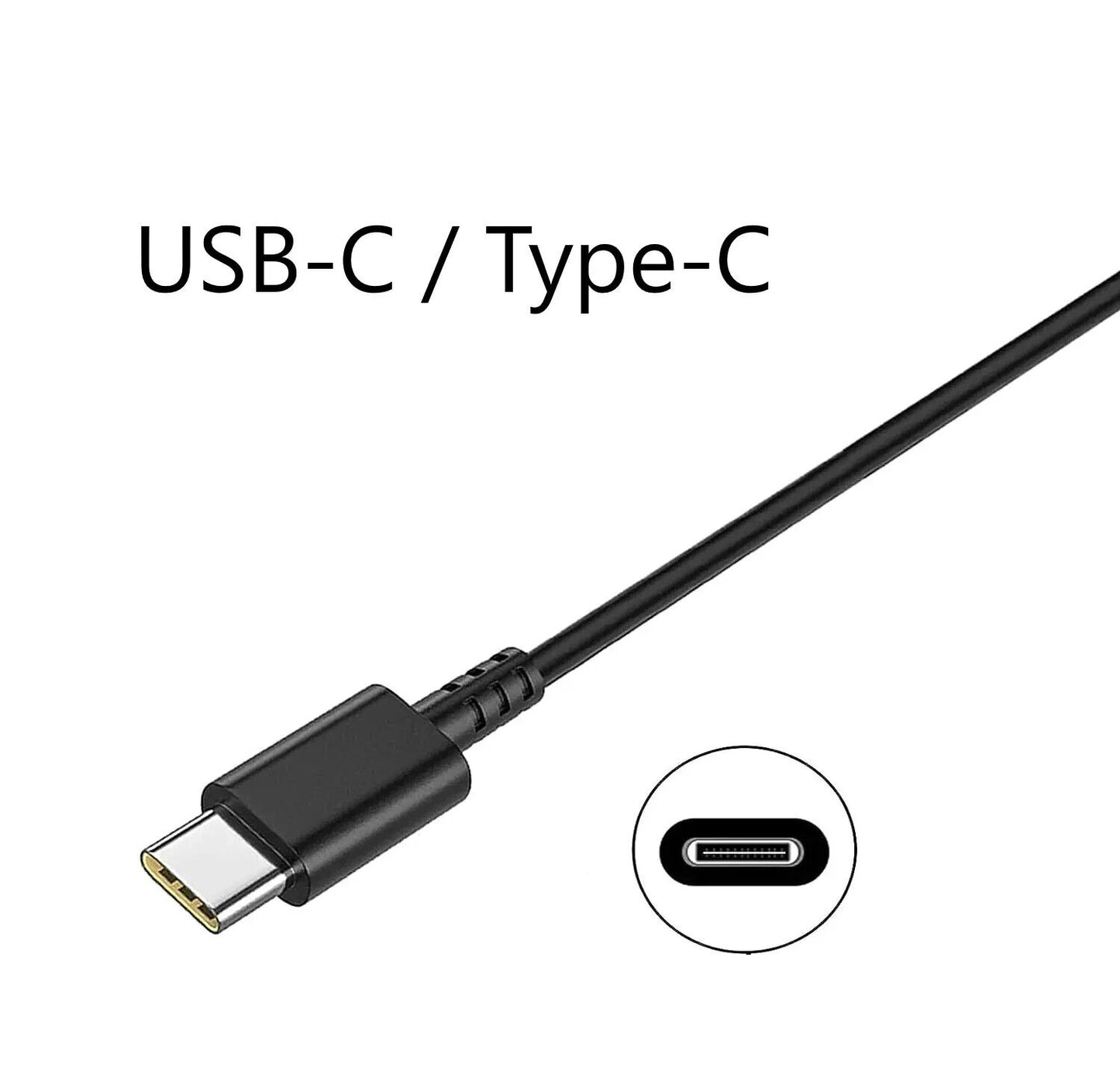 45W Type-C USB-C Laptop Charger for HP Chromebook Lenovo Dell Samsung Switch OEM