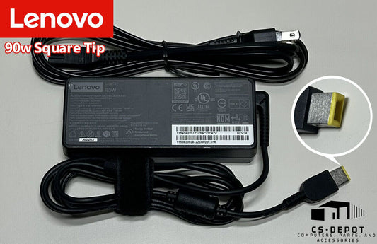 Lenovo ThinkPad 90W AC Power Adapter Square Tip Laptop Charger Supply Computer