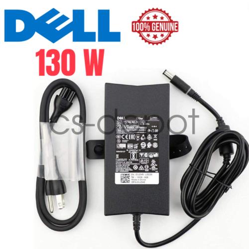Genuine Dell 130W AC Adapter Power Charger 19.5V 6.7A 7.4/4.5mm TIP Grade A