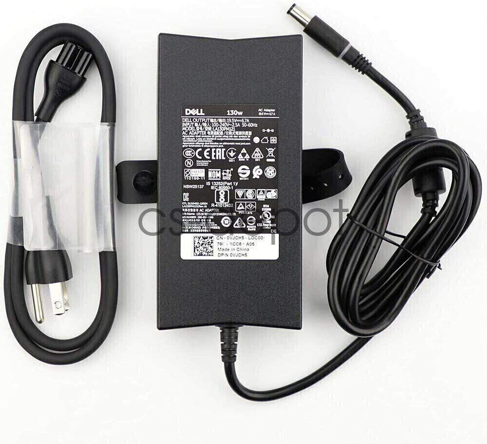 Genuine Dell 130W AC Adapter Power Charger 19.5V 6.7A 7.4/4.5mm TIP Grade A