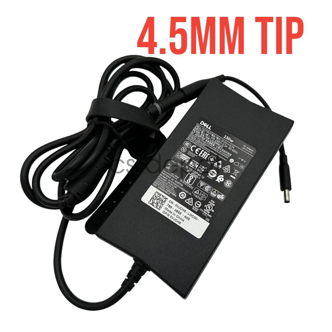Genuine Dell 130W AC Adapter Power Charger 19.5V 6.7A 7.4/4.5mm TIP Grade A