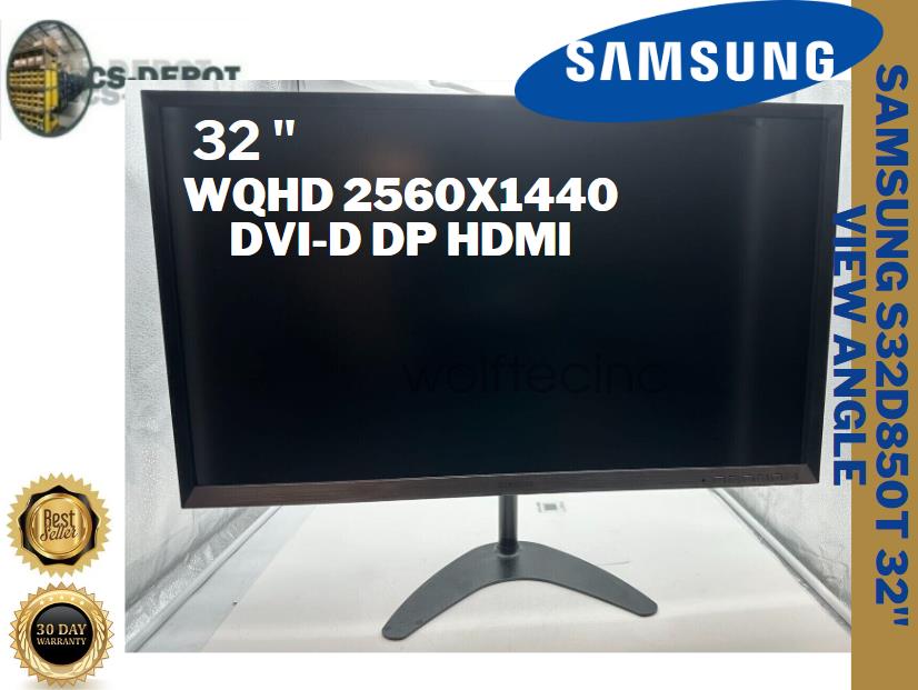 Samsung S32D850T 32" inch Widescreen LED LCD Monitor sRGB QHD 2560x1440 HDMI