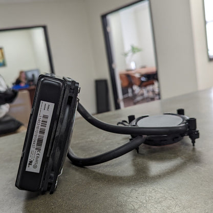 Asetek 550LC Performance Liquid CPU Cooler + 120mm Fan Slim LGA 2011-3 2066 115X