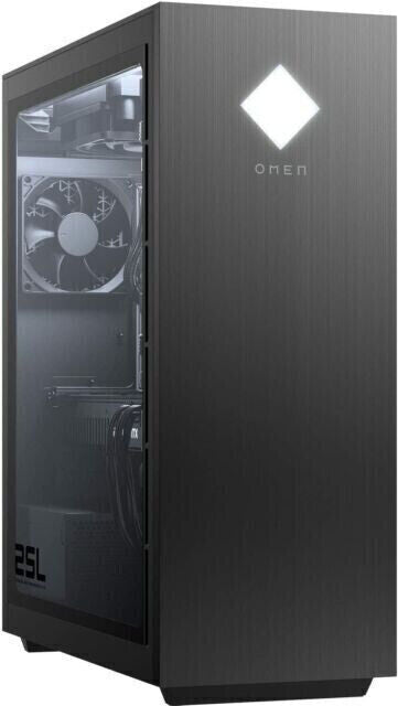HP Omen 25L Chassis Gaming ATX PC Case 600w PSU Glass RGB Strip Cooler Master