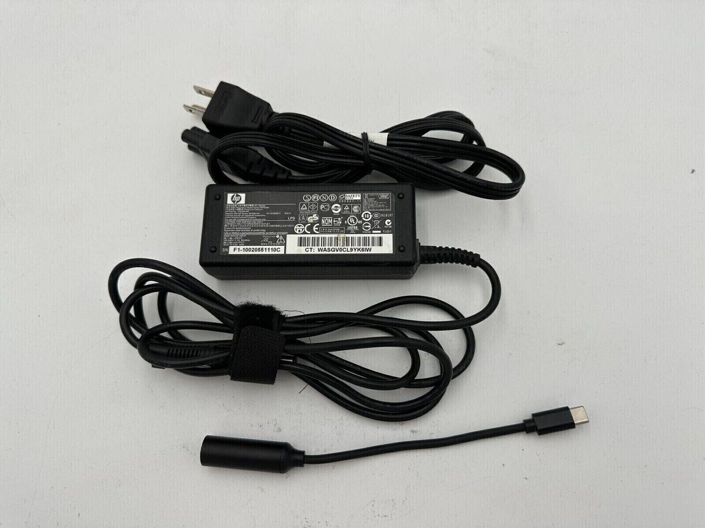 LOT100 65W USB-C Type-C F/ HP/Lenovo/Acer/Asus Adapter Chromebook Laptop Charger