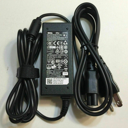 Dell XPS 13 12 9343 9350 9360 Inspiron 5378 7348 45W Laptop Charger 4H6NV CDF57