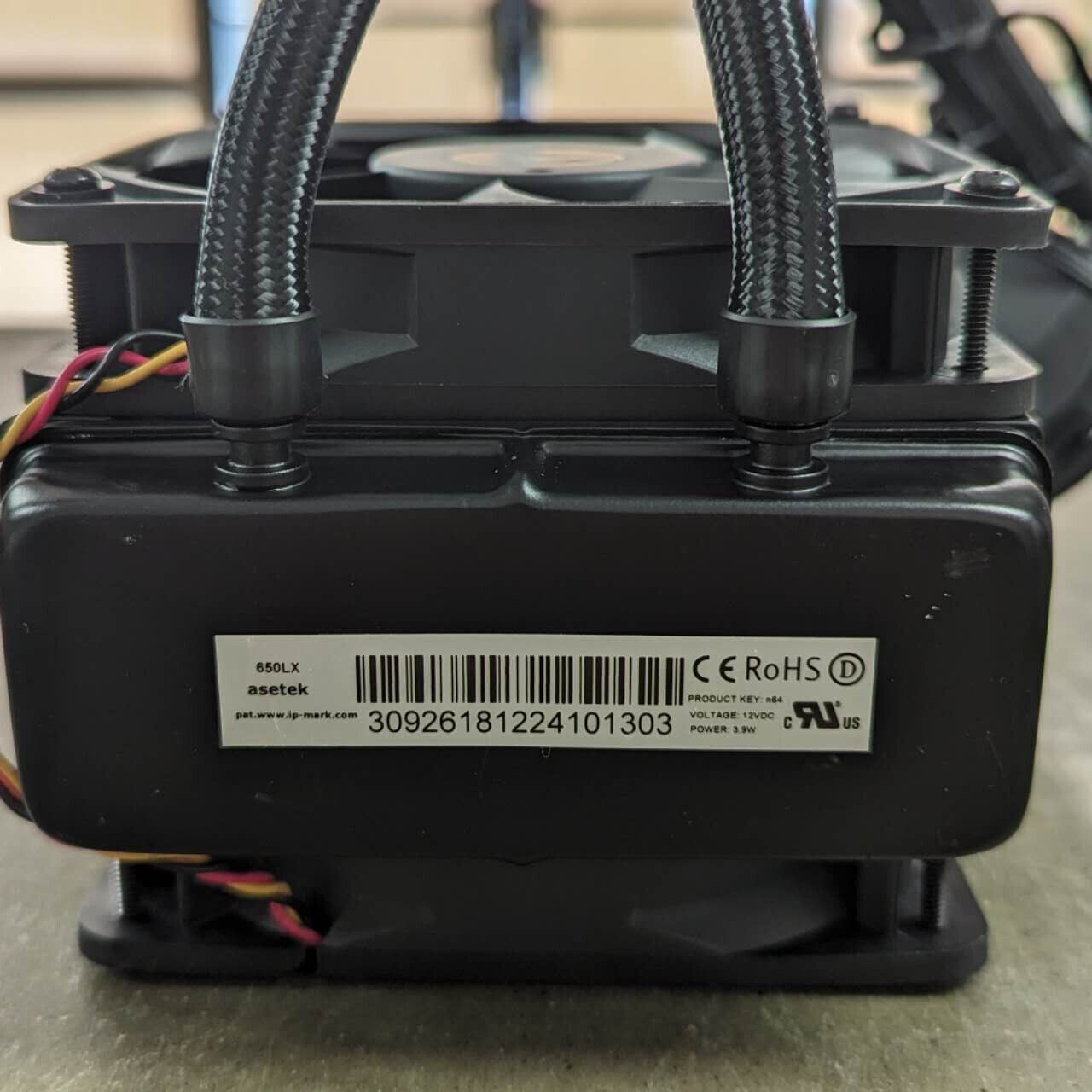 ASETEK 650LX THICK 120mm CPU DUAL-FAN LIQUID COOLING AIO LGA 2011 2066 1151 1150