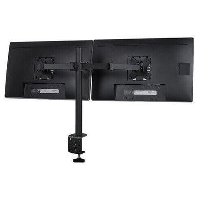LOT 2 Dual Dell HP 22" 23" 24" 27" LCD Widescreen Monitor FHD 1080p Stand Cable