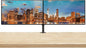 LOT 2 Dual Dell HP 22" 23" 24" 27" LCD Widescreen Monitor FHD 1080p Stand Cable