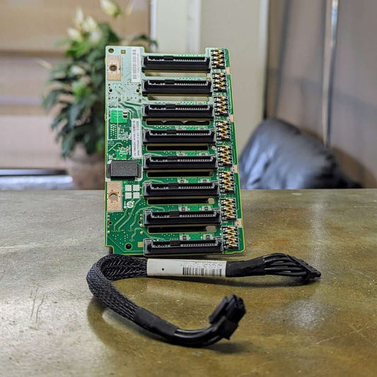 HP HPE DL380 Gen9 G9 8x SFF SAS/SATA backplane 777279-001 729820-001  & Cable