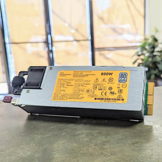 LOT 2 HP HSTNS-PL41 800W Switching Platinum Power Supply HP P/N: 723600-201