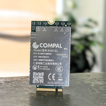 COMPAL RXM-G1 5G M.2 LTE WCDMA Module 91ARA130010 Wide Bandwidth Cortex-A7