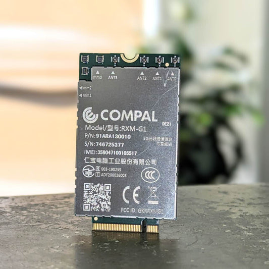 COMPAL RXM-G1 5G M.2 LTE WCDMA Module 91ARA130010 Wide Bandwidth Cortex-A7