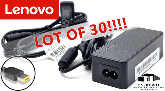 LOT 30 LENOVO ThinkPad X1 X240 X250 X260 Yoga 11e Intel AC Charger Adapter 45w