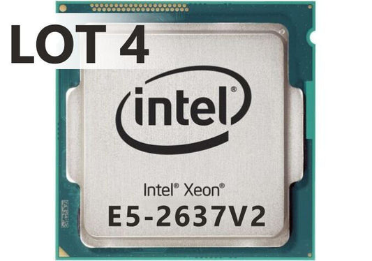LOT of 4 Intel SR1B7 Xeon E5-2637 v2 3.5 GHz LGA 2011 Server CPU