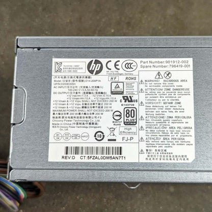 LOT 2 HP 200W Power Supply EliteDesk 800 Z240 SFF PSU 901913-002 power supply