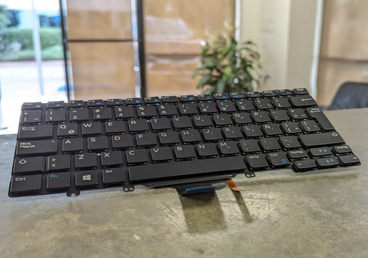 Backlit Latin Spanish Keyboard for Dell Latitude 7390 Laptop LA Teclado W6T39