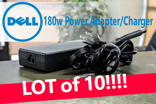 LOT 10 Genuine Dell 7.4MM 19.5V 180W AC Adapter | For Precision 7520 7720 M6800