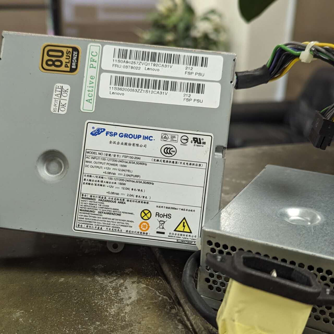FSP AcBel APA005 PSU Lenovo S710 S510 M7121 HKF1502-3B APA005 150w POWER SUPPLY