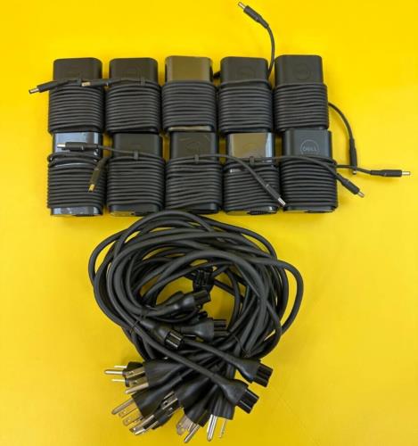Lot of 20x Genuine Dell 45W Laptop Charger Tiny Small Tip AC Power Adapter Cord