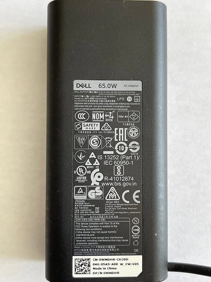 Dell LA65NM190 AC Adapter Laptop Charger HA65NM190 65W USB Type C LA65NM190
