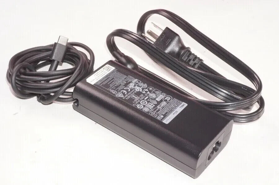 Dell 65W USB-C LA65NM170 XPS 13 Type C Adapter Power Supply Laptop Charger