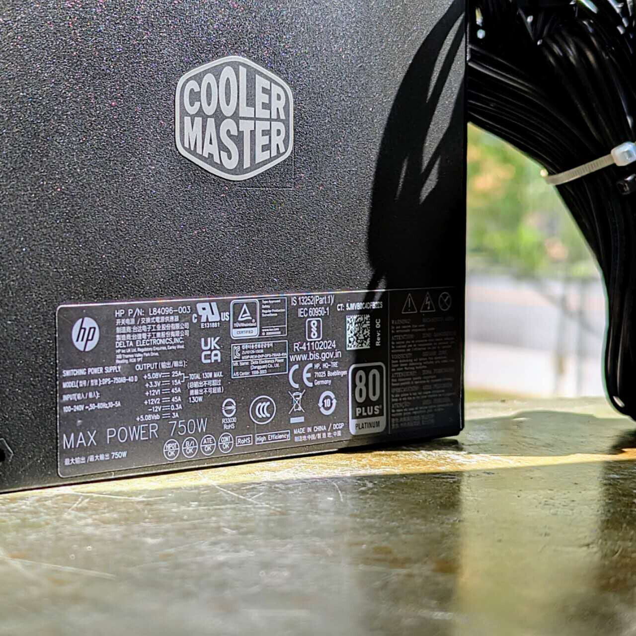 Cooler Master 750w Gaming ATX power supply PSU 80 plus Platinum certified